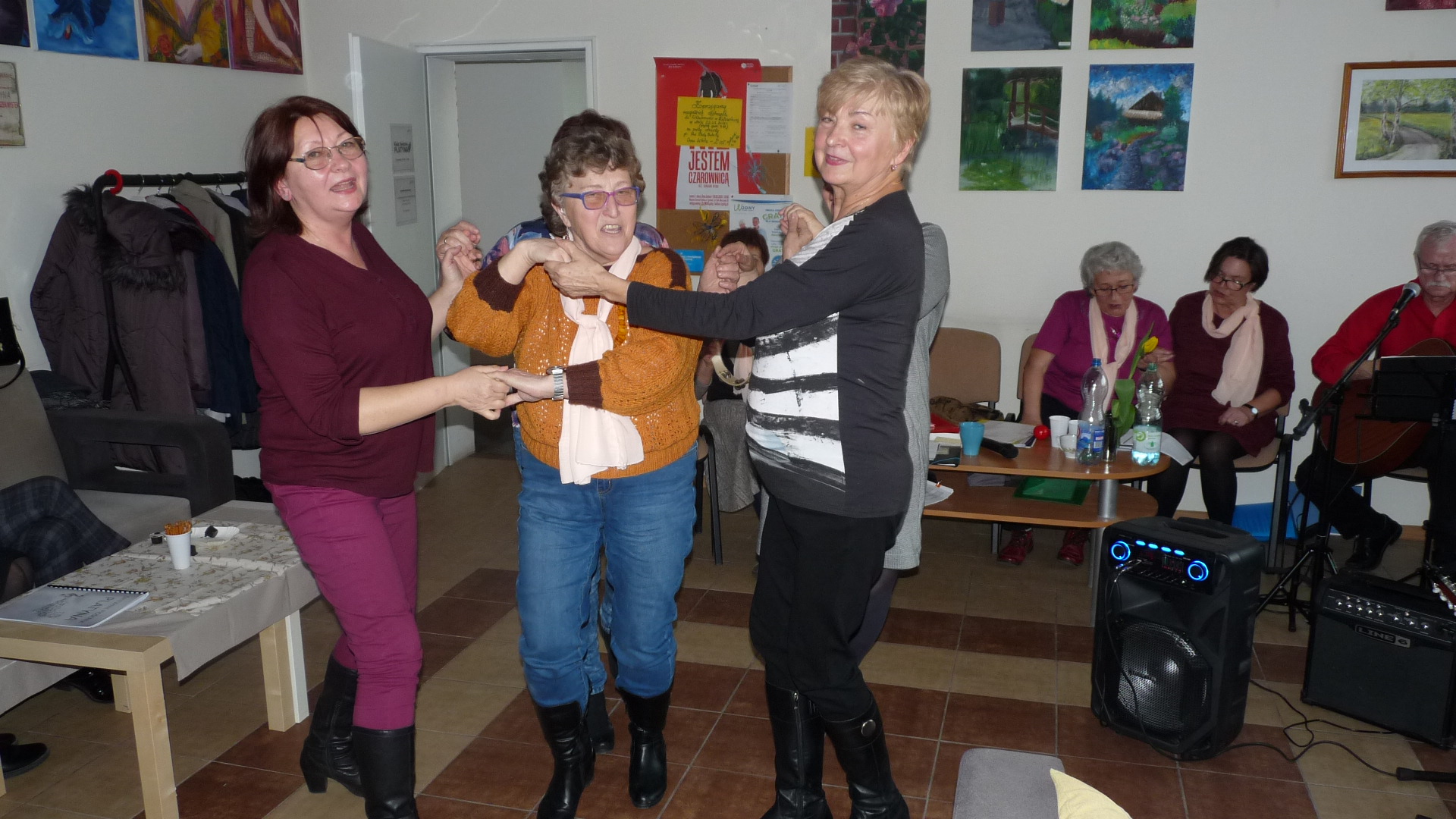 Spotkanie uczestników zajęć muzycznych - Klub Seniora Platyna