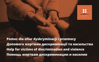pomoc dla ofiar dyskryminacji i przemocy