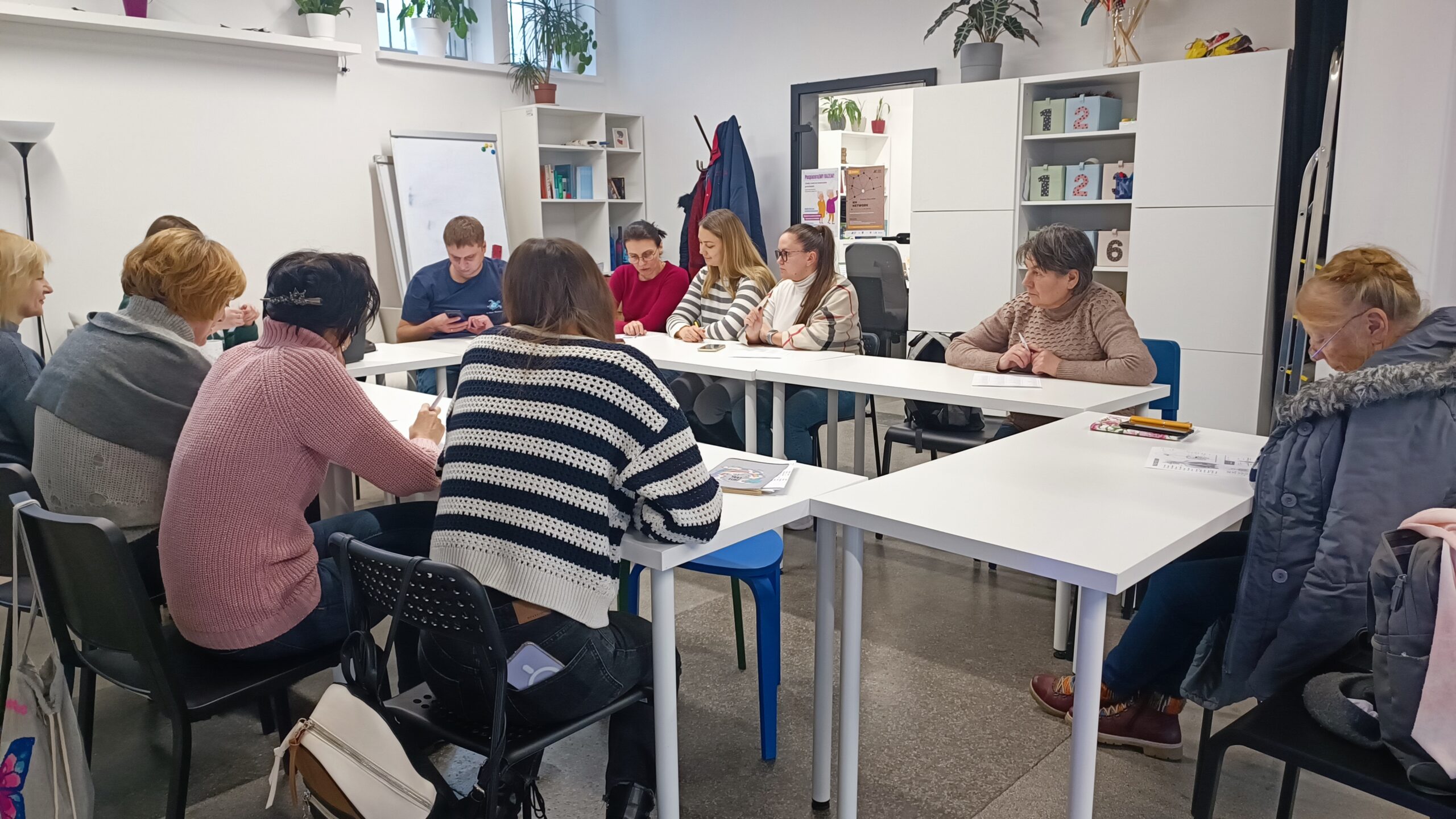 Harmonogram (18-24.03.2024) klubów językowych na os. Górali 24 w Krakowie