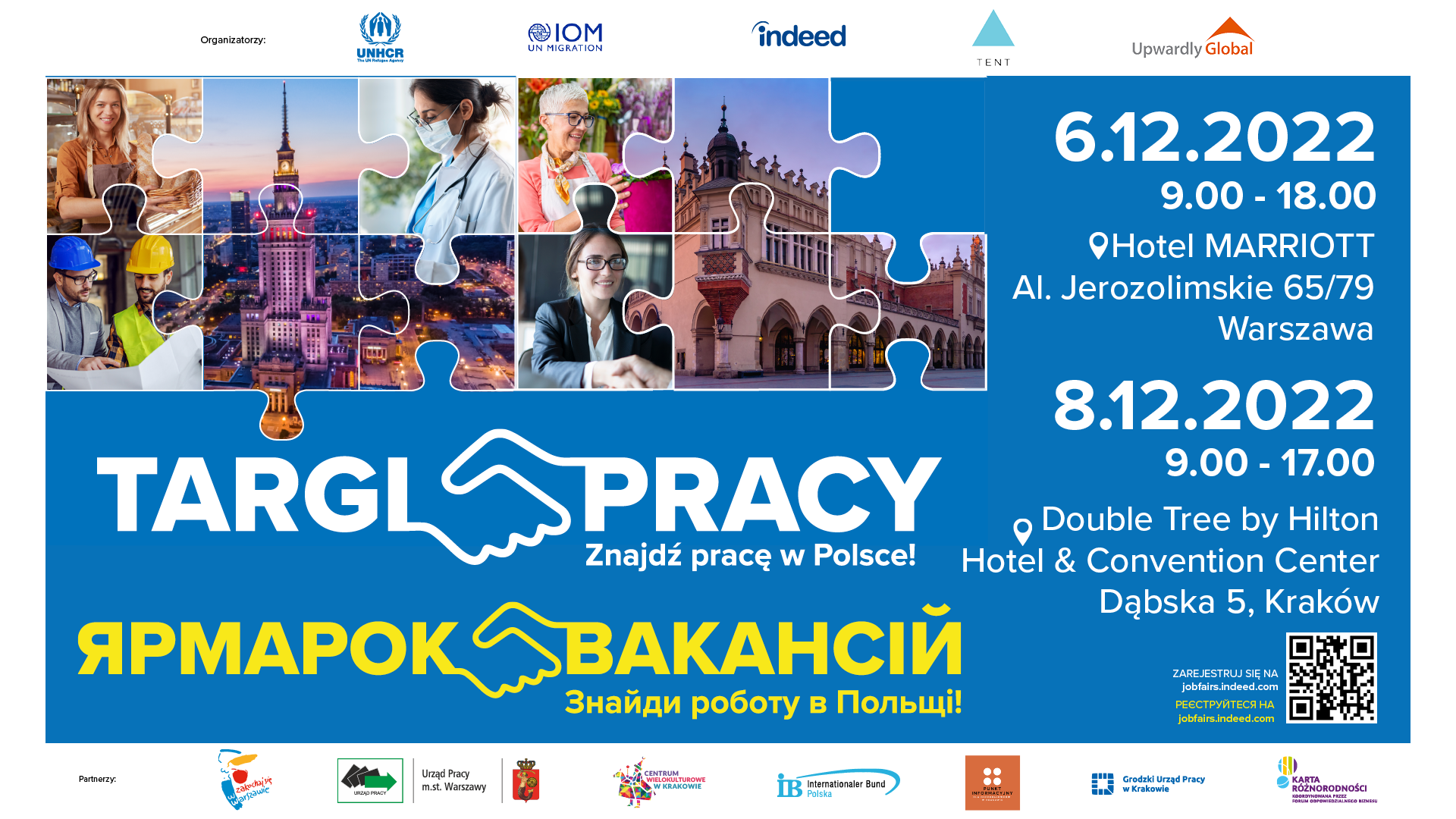 Targi pracy dla osób uchodźczych i obywateli polskich! Będziemy tam!