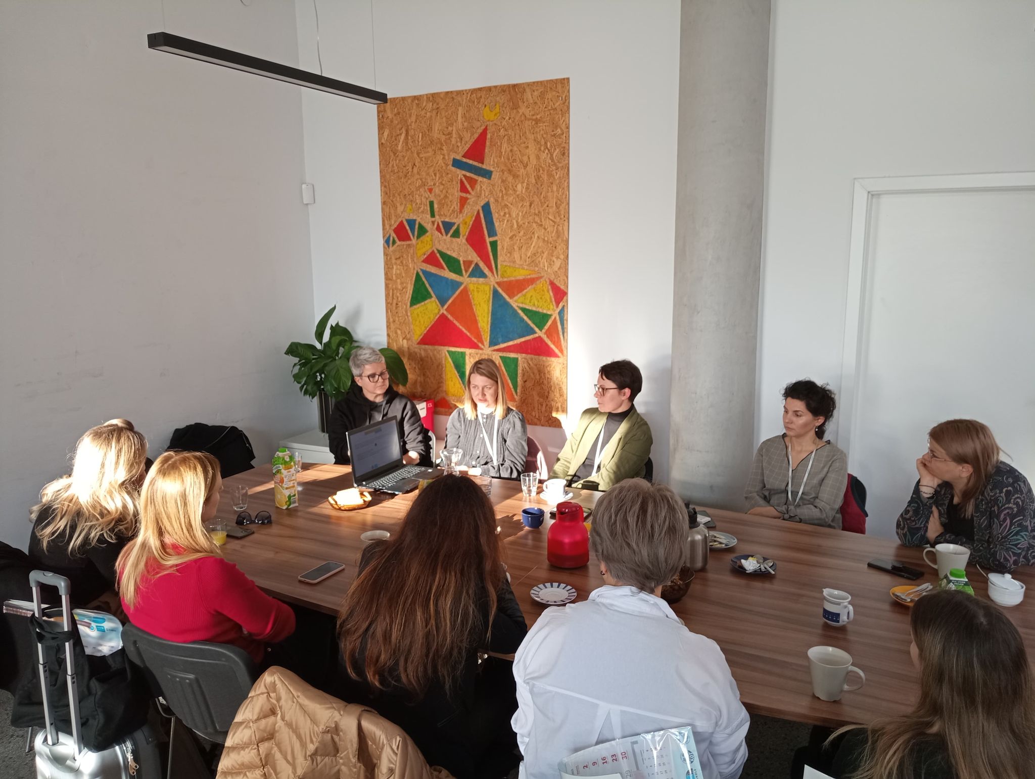 Spotkanie przedstawicieli różnych miast na Daszyńskiego 22