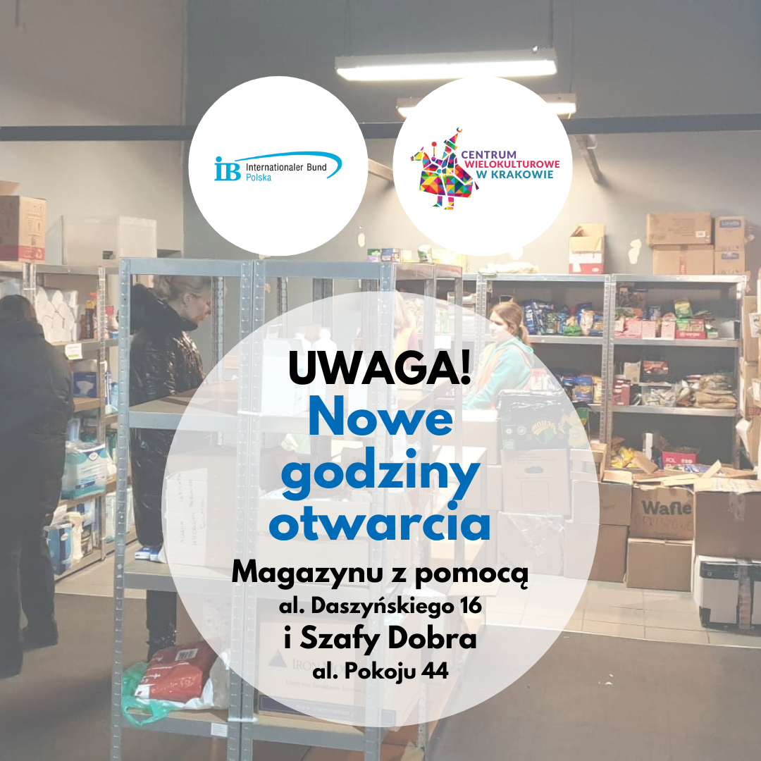 Zmiana pracy naszych magazynów