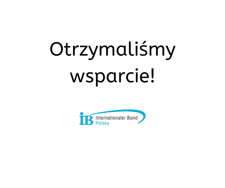 Otrzymaliśmy wsparcie!