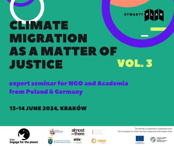 Seminarium “Climate Migration as a Matter of Justice”