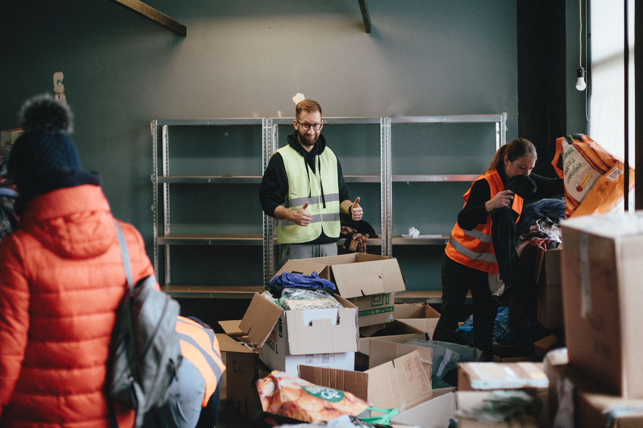 Dziękujemy Miastu Kraków za udostępnienie lokali na magazyny z pomocą!