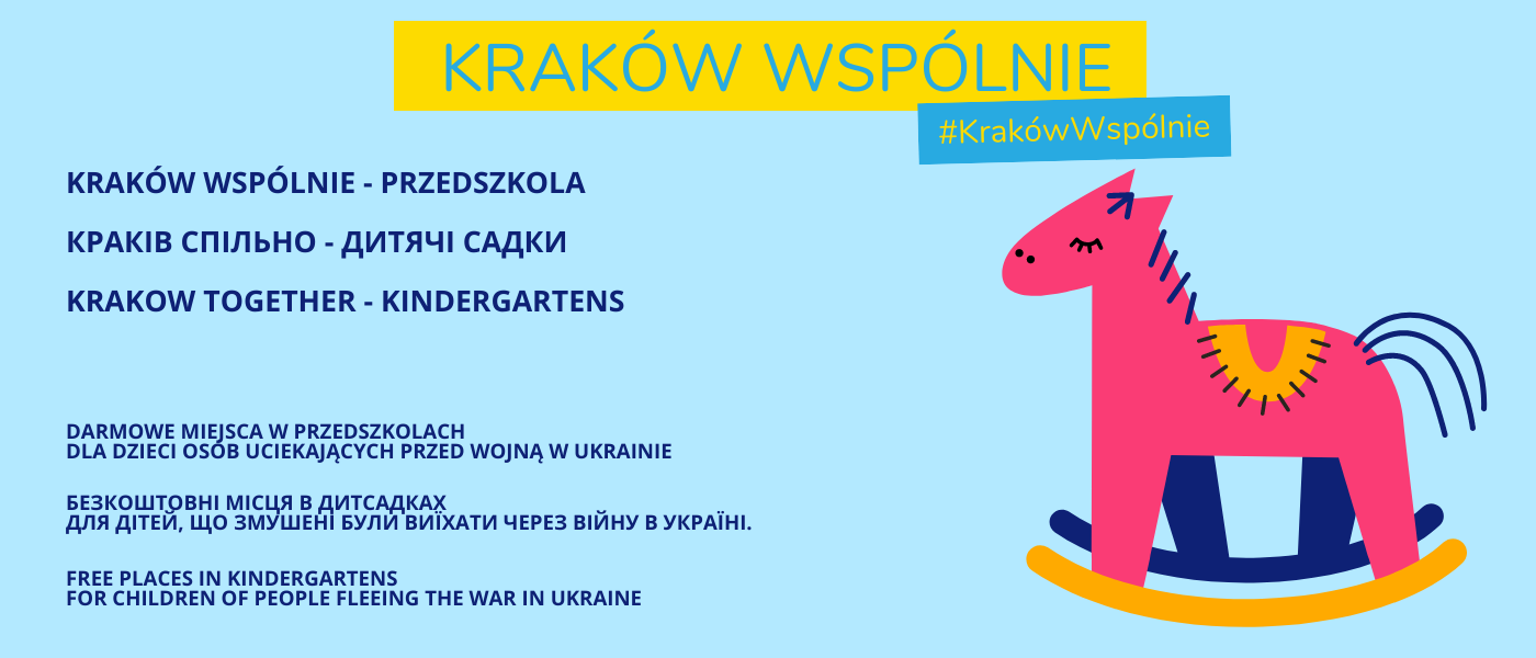 Дитячий садок для  дітей з України | Miejsca w przedszkolach dla dzieci z Ukrainy  |  Places in kindergartens for children from Ukraine