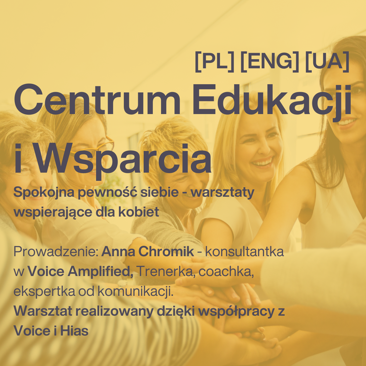 Centrum Edukacji i Wsparcia | Dzień dla kobiet! | A day for women! | День для жінок!