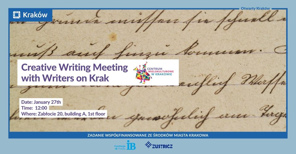 Creative Writing Meeting with Writers on Krak!