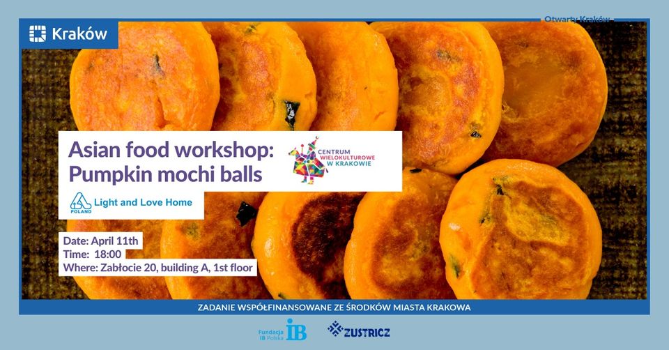 Asian Food Workshop: Pumpkin mochi balls