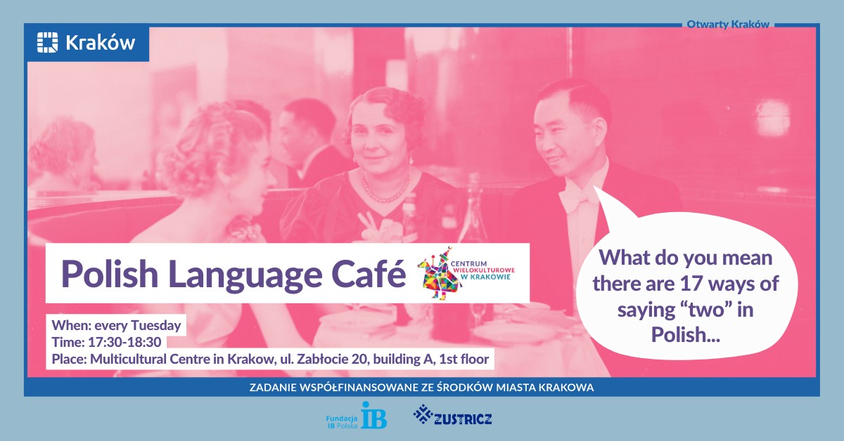 PL/ENG/UA/RU Zapraszamy na Polish Language Cafe!