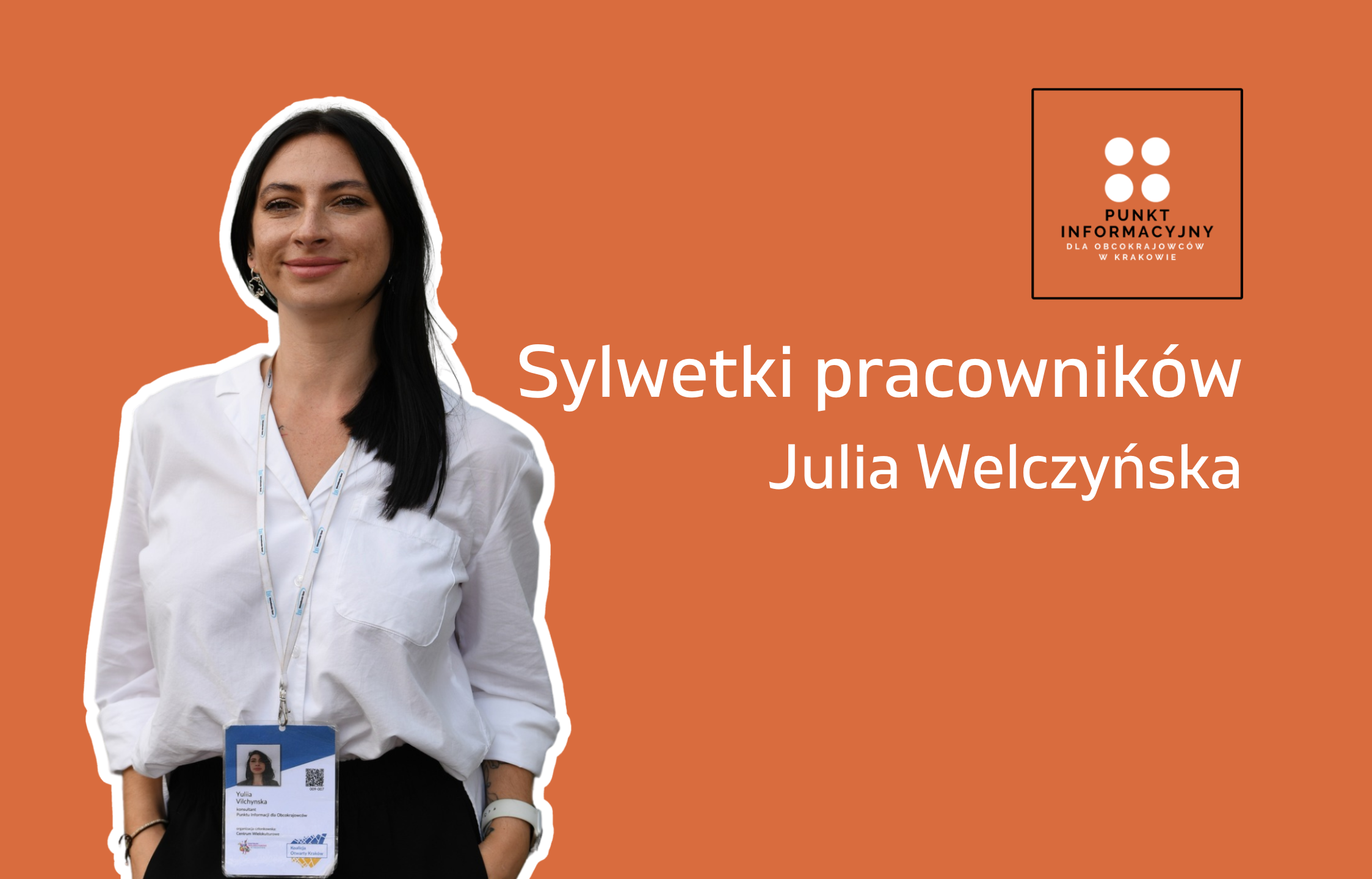 Sylwetki pracowników PIO – Julia Welczyńska
