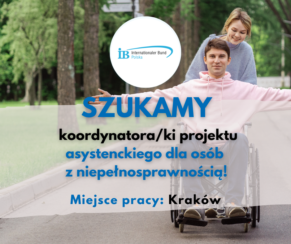 Pilnie szukamy koordynatora/ki projektu asystenckiego dla osób z niepełnosprawnością!