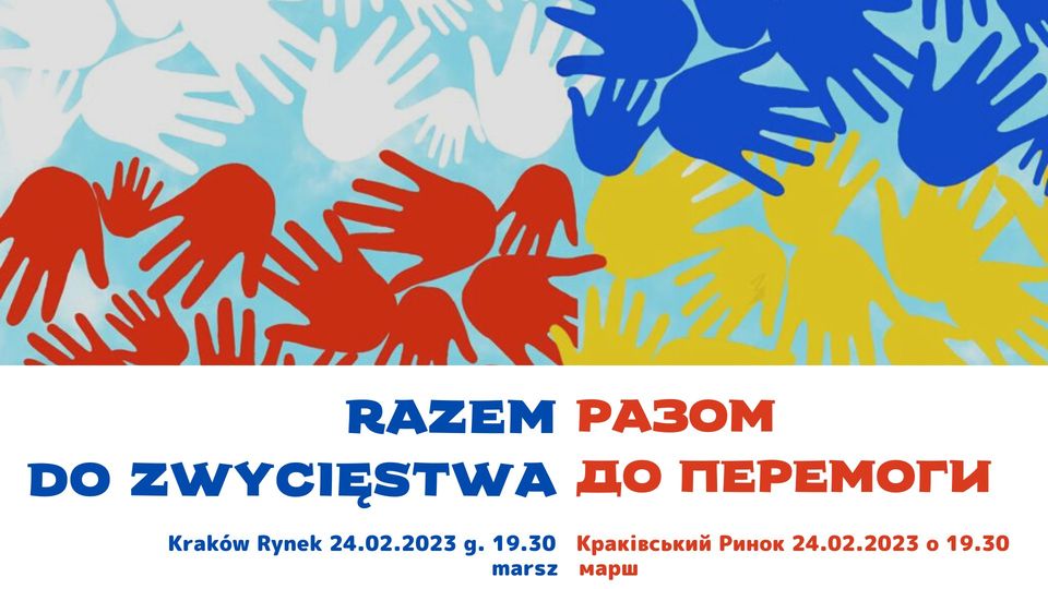 Razem do zwycięstwa – marsz solidarności z Ukrainą!