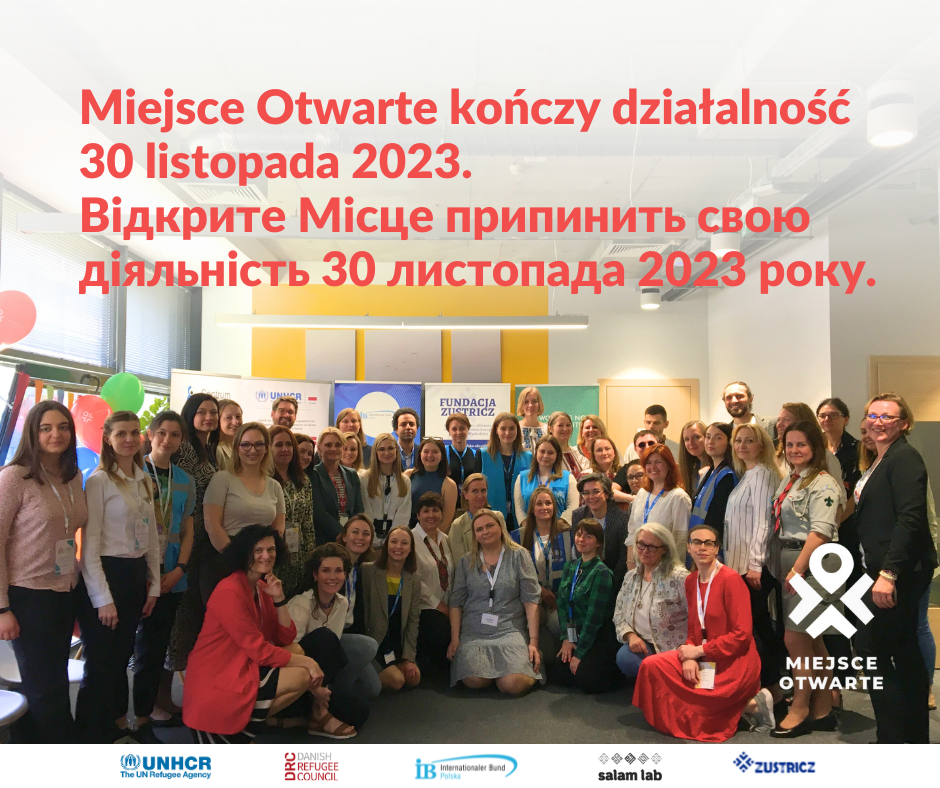 Miejsce Otwarte kończy działalność – dziękujemy, że byliście z nami!