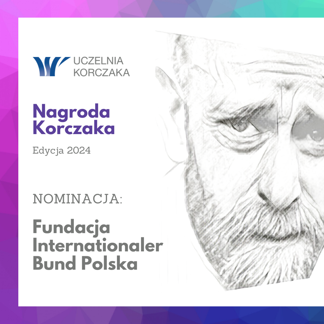 Nasza fundacja nominowana do 3 edycji Nagrody Korczaka!