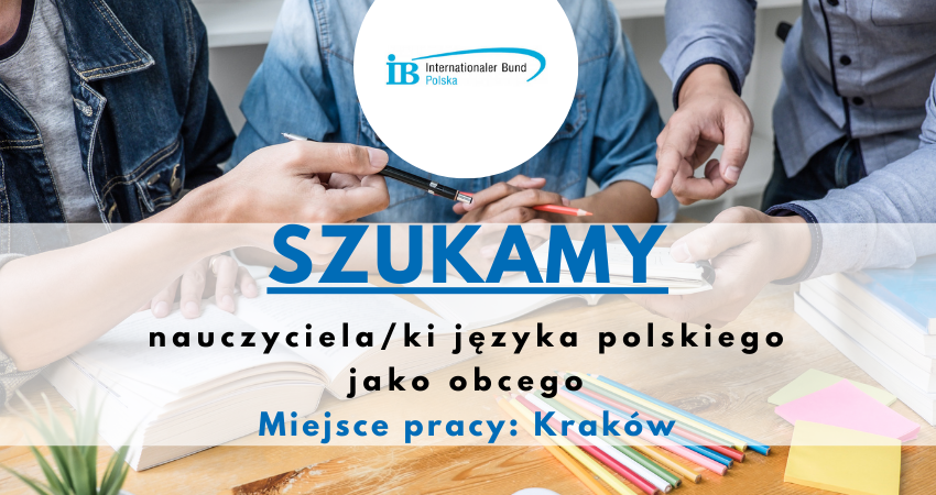 Kraków: Poszukujemy nauczyciela języka polskiego dla naszych wolontariuszy!