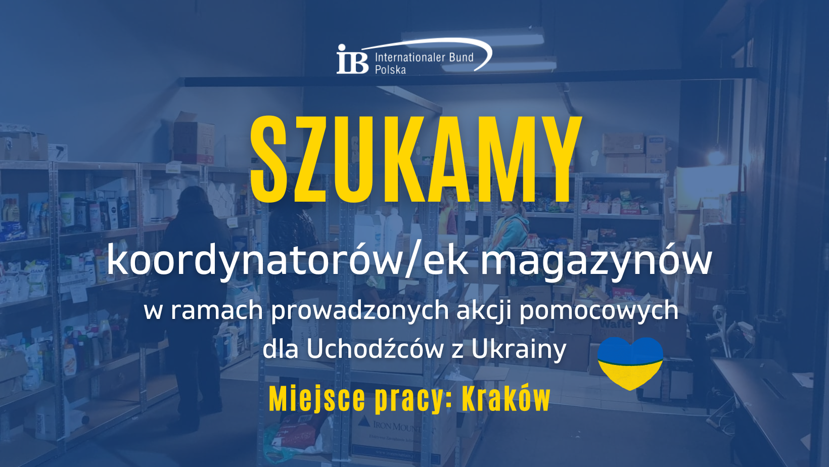 PILNE! Szukamy koordynatora/ki magazynu z pomocą!