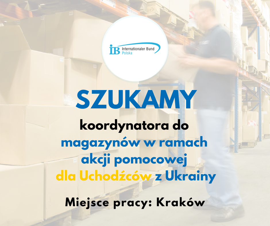 Poszukujemy koordynatorów magazynów pomocowych