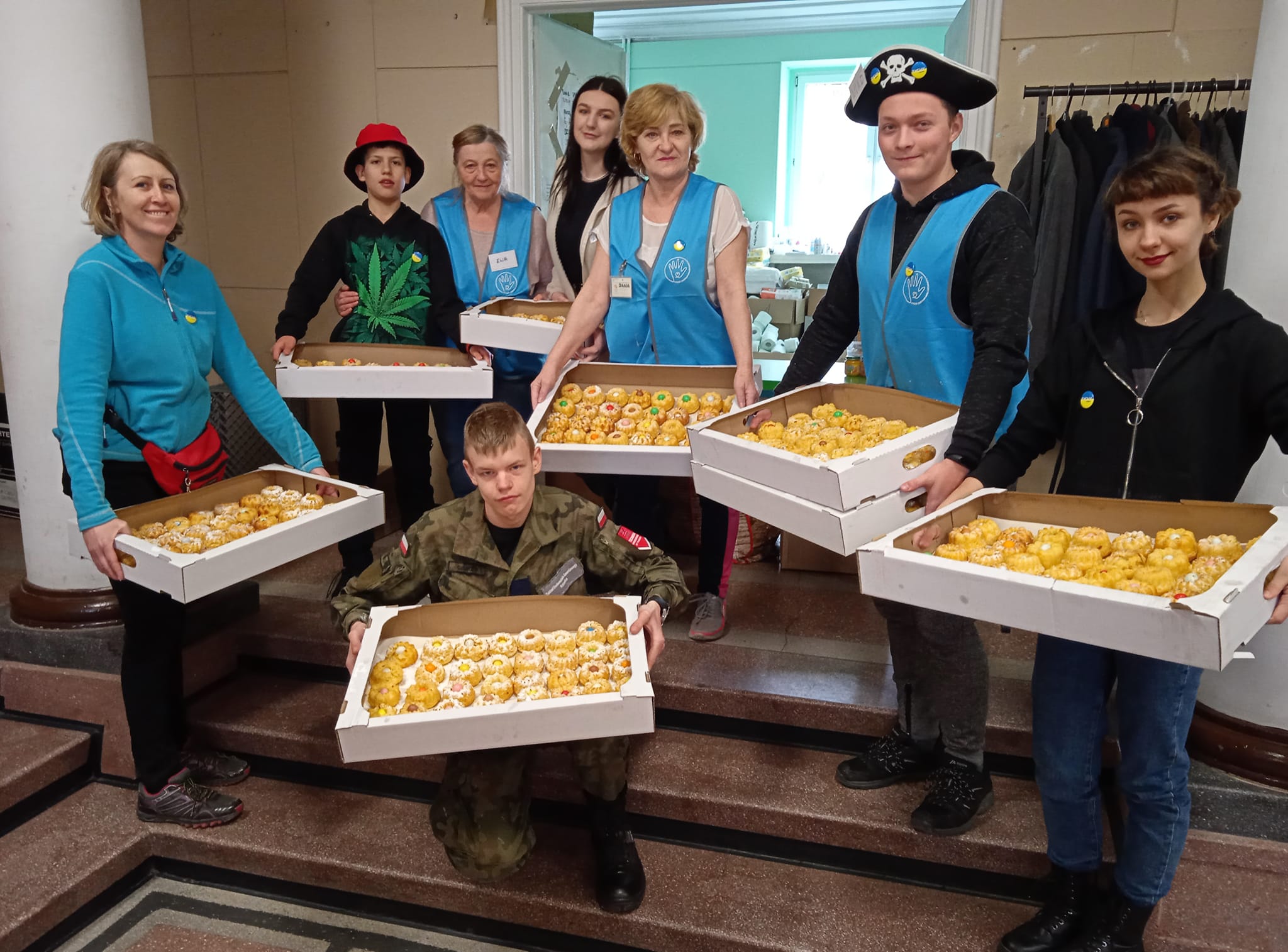 Namiastka Świąt Wielkanocnych w punkcie pomocy uchodźcom z Ukrainy!