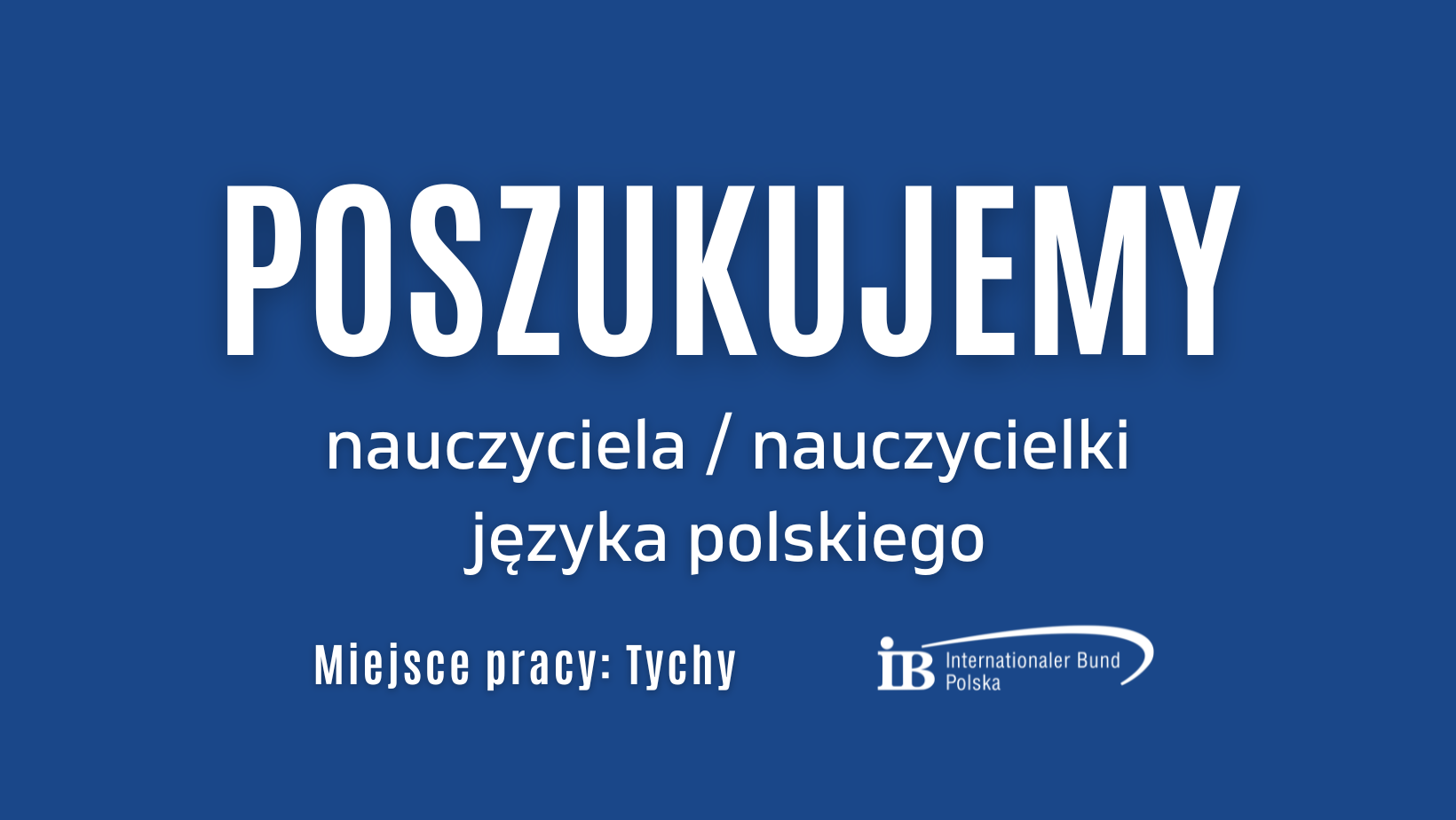 Tychy. Poszukujemy nauczyciela/nauczycielki języka polskiego