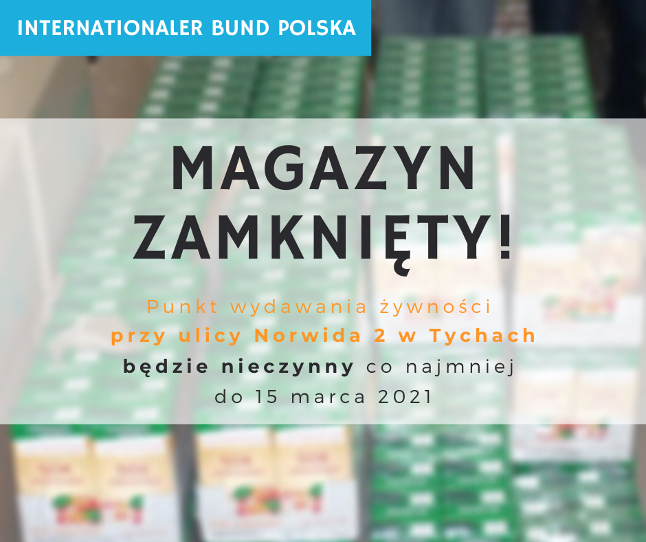 Tychy. Czasowe zamknięcie magazynu żywności