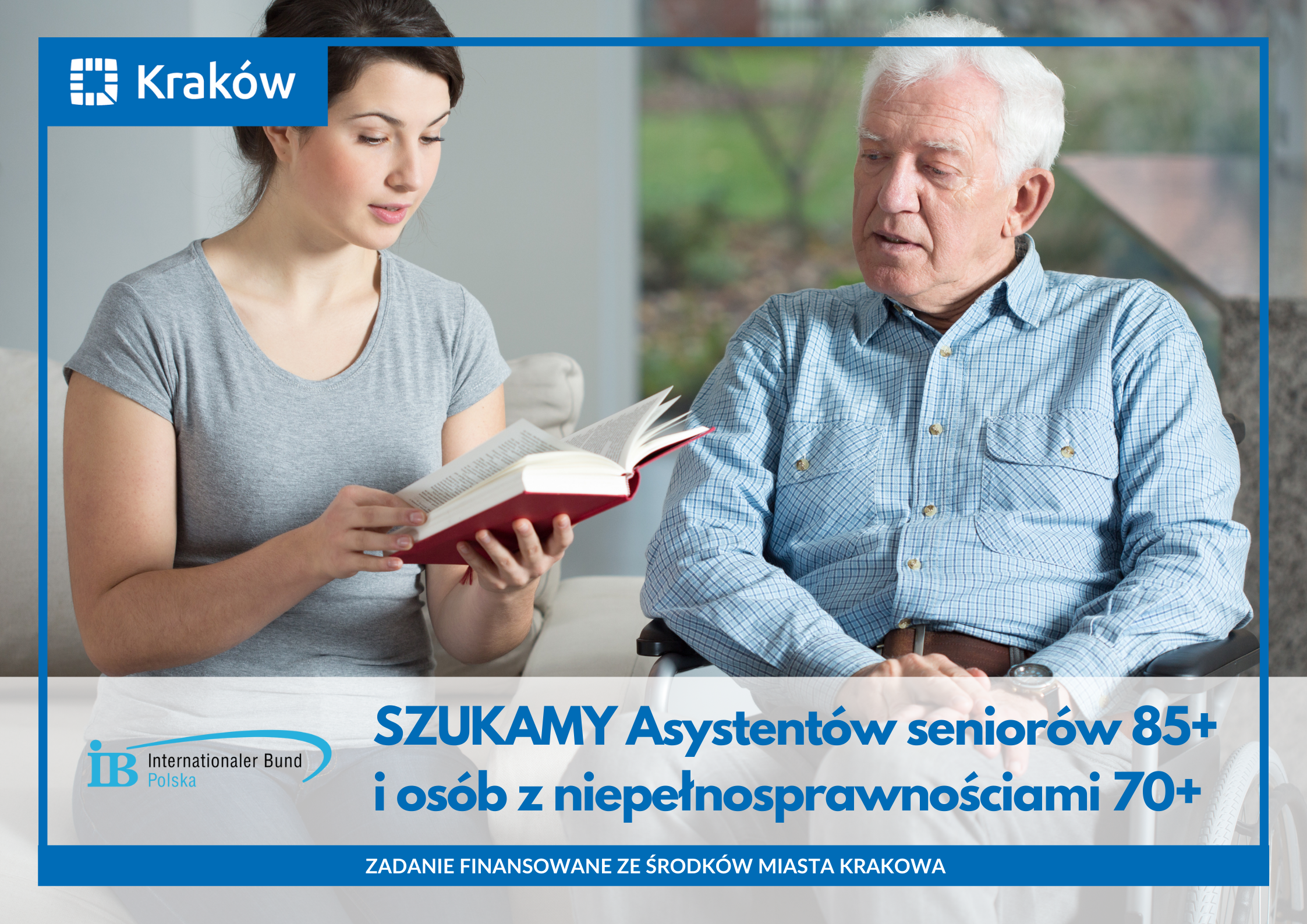 Kraków: szukamy asystentów osób starszych i niepełnosprawnych