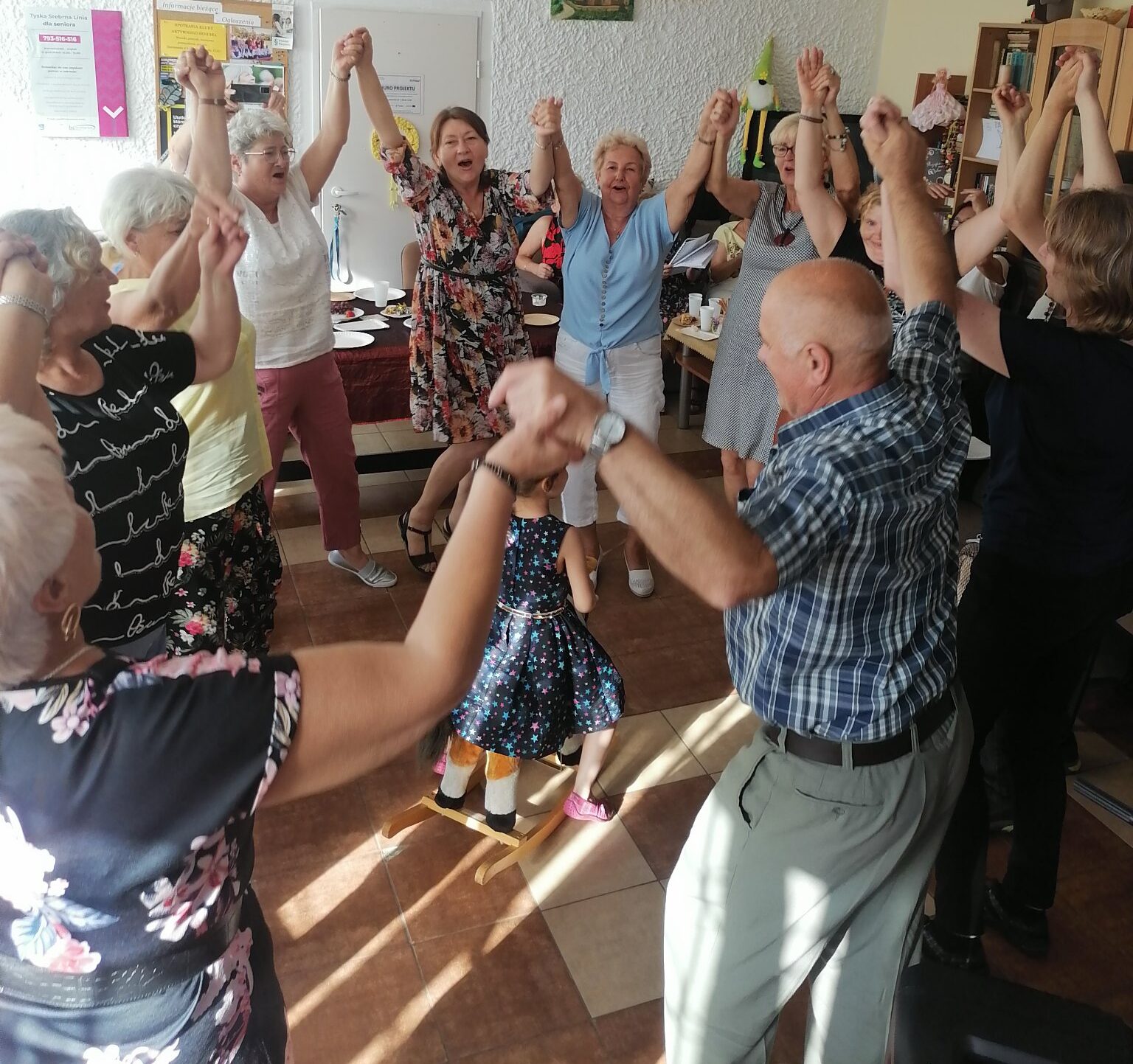 Spotkanie integracyjne z seniorami z Ukrainy w Klubie Seniora PLATYNA