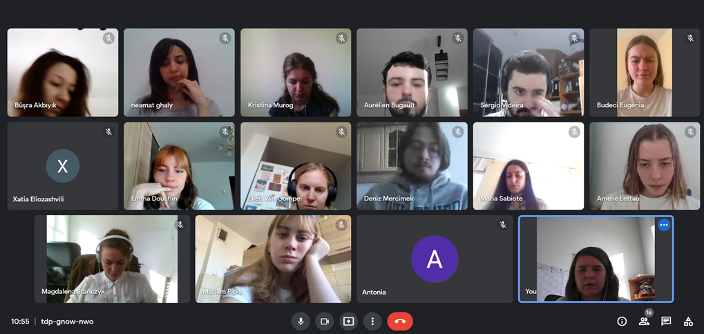 Wirtualne spotkanie wolontariuszy EKS