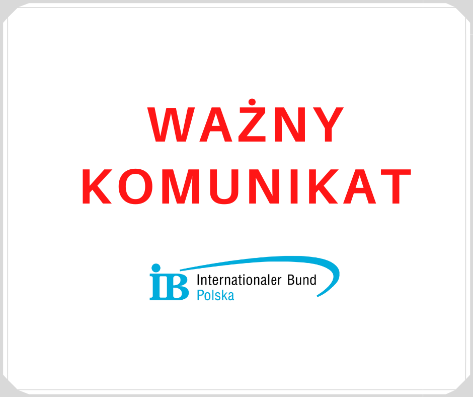 WAŻNY KOMUNIKAT – PRACA ZDALNA DO 24.04.2020