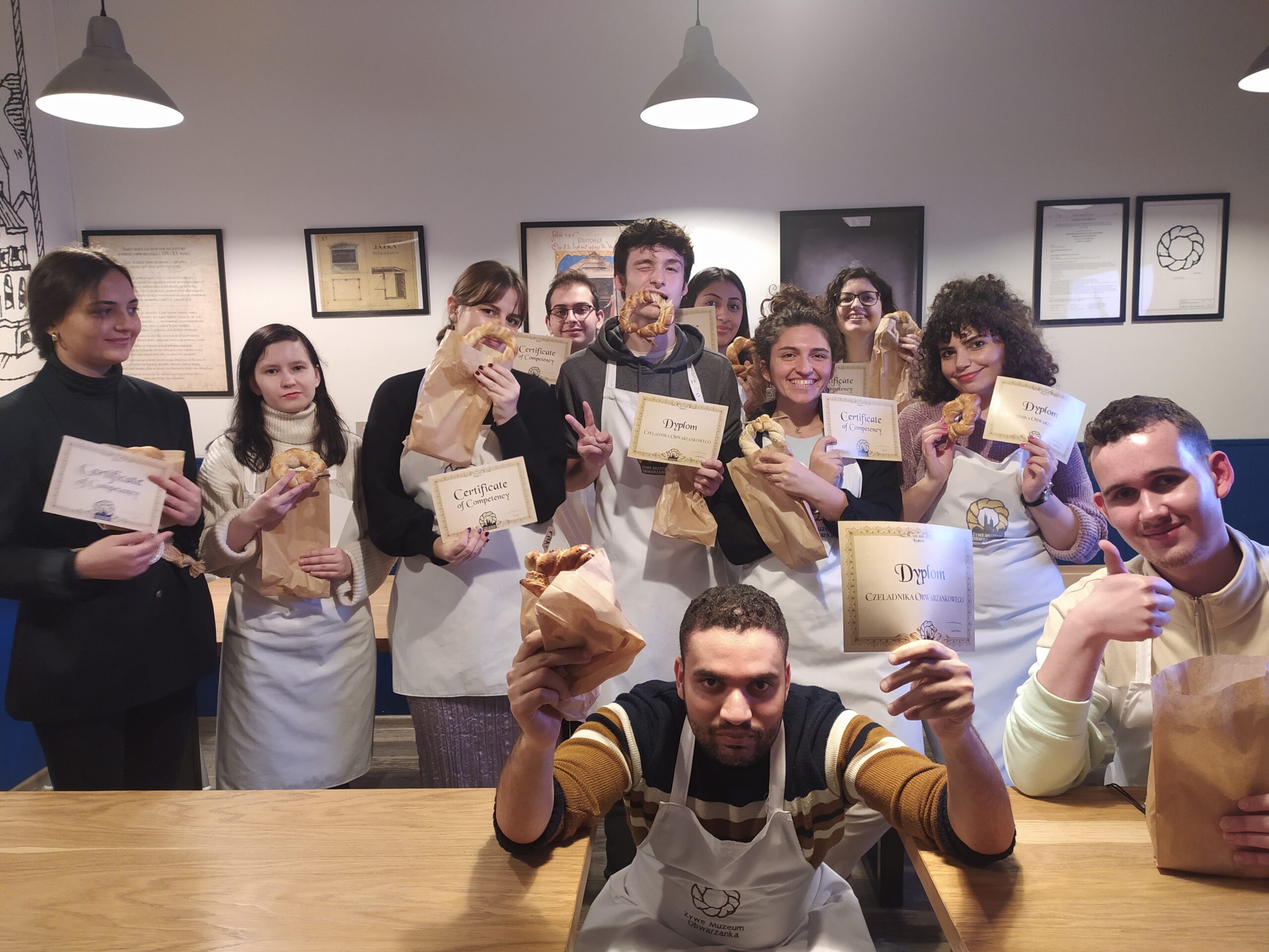 Nasi wolontariusze w Muzeum Obwarzanka!