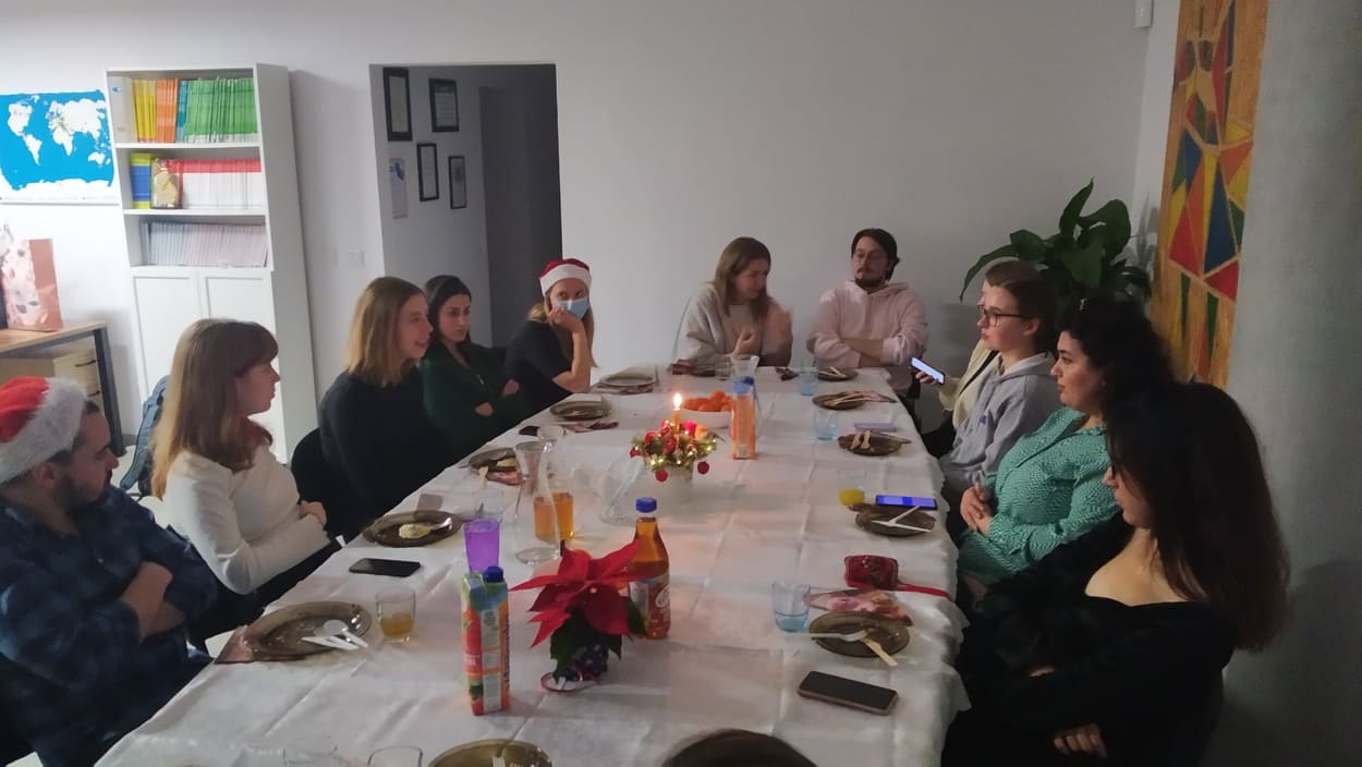 Wigilia naszych wolontariuszy z zagranicy!