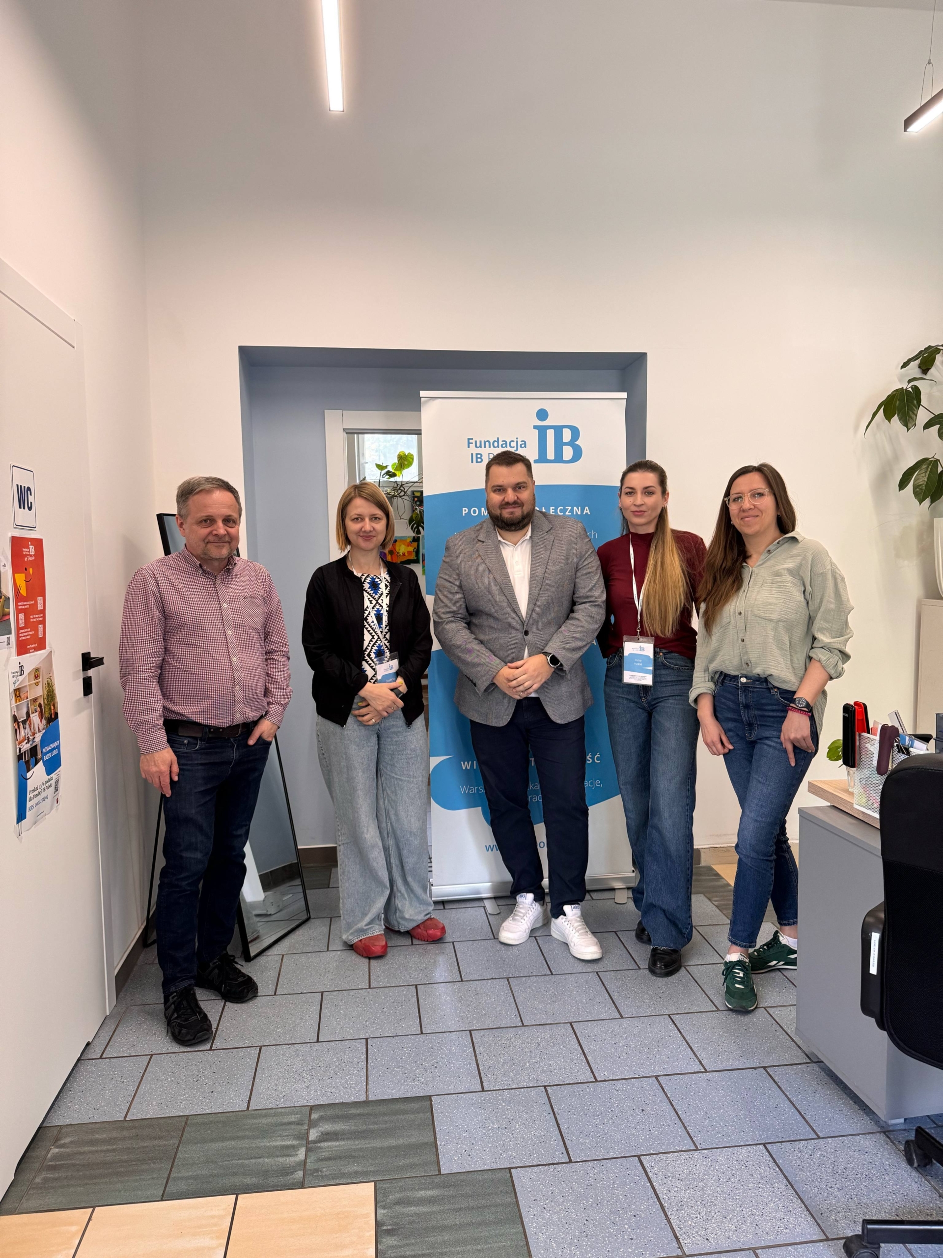 Wizyta Zastępcy Prezydenta Pana Łukasza Sęka w siedzibie naszej fundacji w Nowej Hucie 