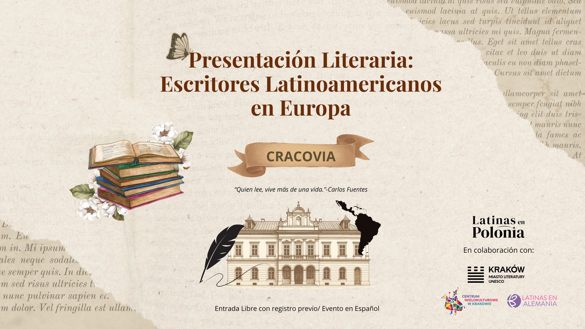 Literary event of the “Latinas en Polonia” group