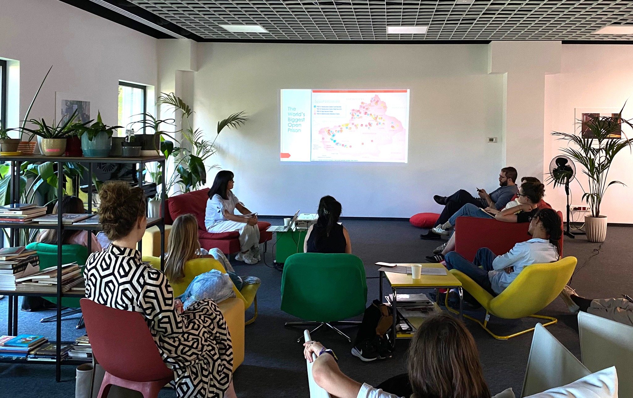 Meeting with the residents of the ICORN network (International Cities of Refuge Network)