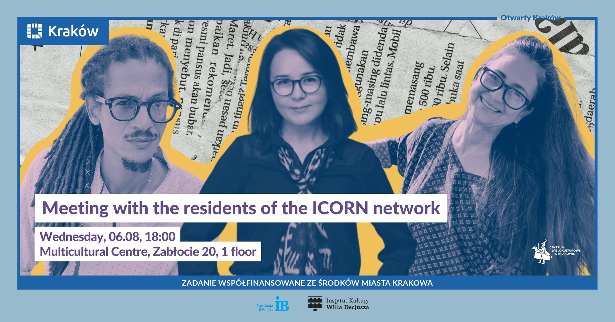 Zaproszenie na spotkanie z rezydentami sieci ICORN