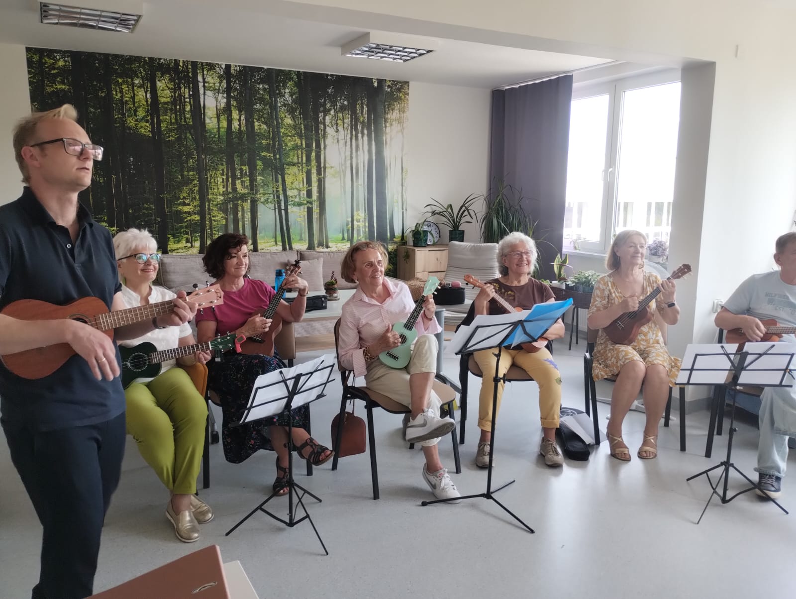 Muzyczne popołudnie z Seniorami i Kamilem w Tychach