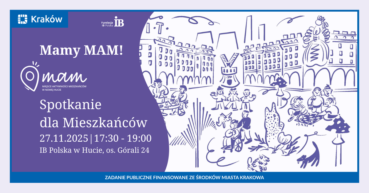 Mamy MAM! Zaproszenie na spotkanie dla Mieszkańców!