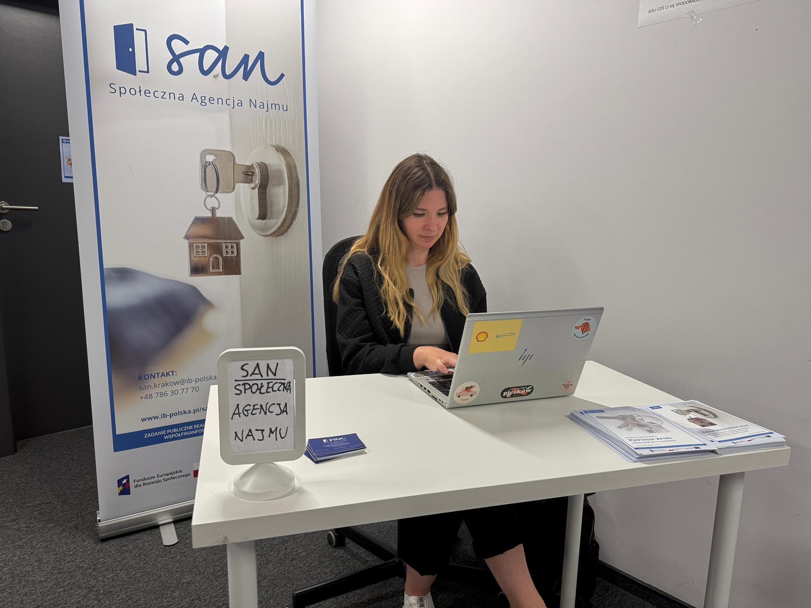 Na Dniu Otwartym Punktu Informacyjnego mieliśmy też stoisko SAN – i nie bez powodu!